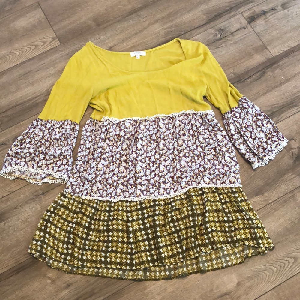 Umgee Yellow Tunic